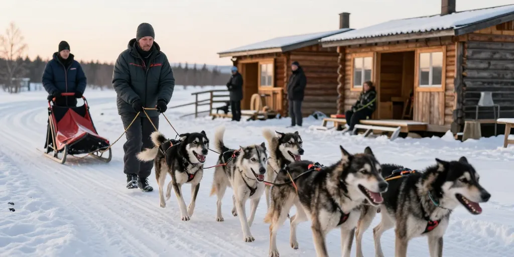 conducteur de chiens de traineaux