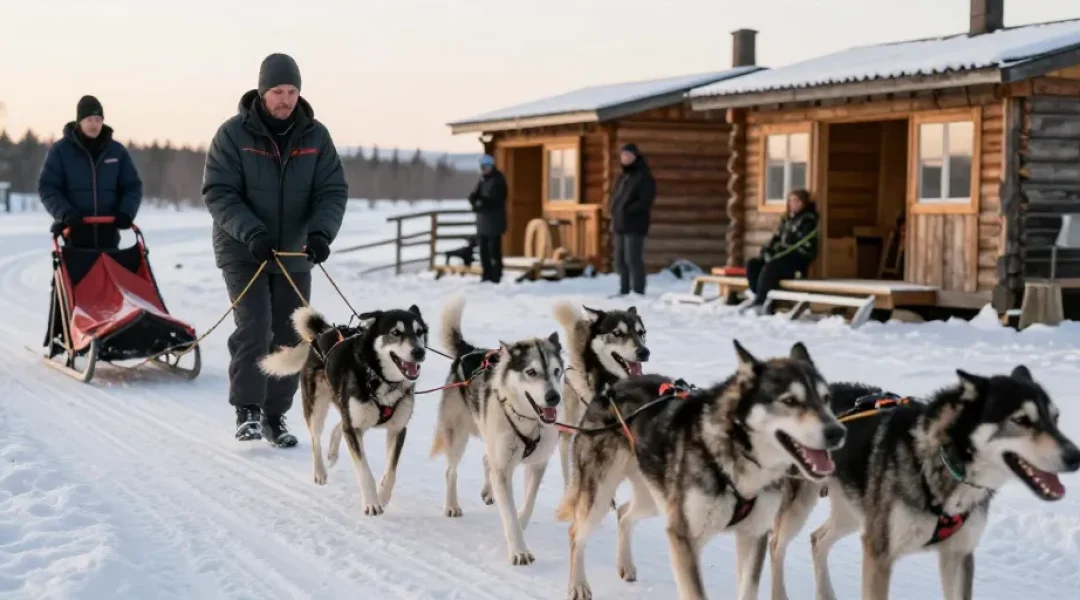 conducteur de chiens de traineaux